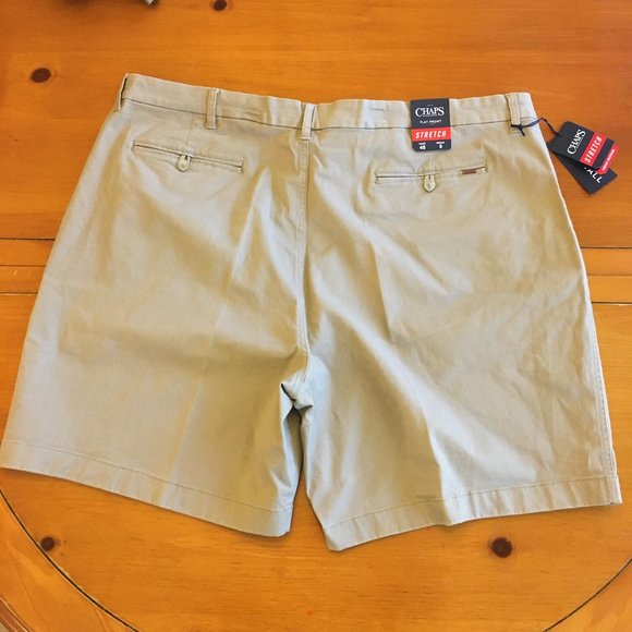 Chaps Big&Tall Stretch Flat Front shorts - Picture 6 of 8
